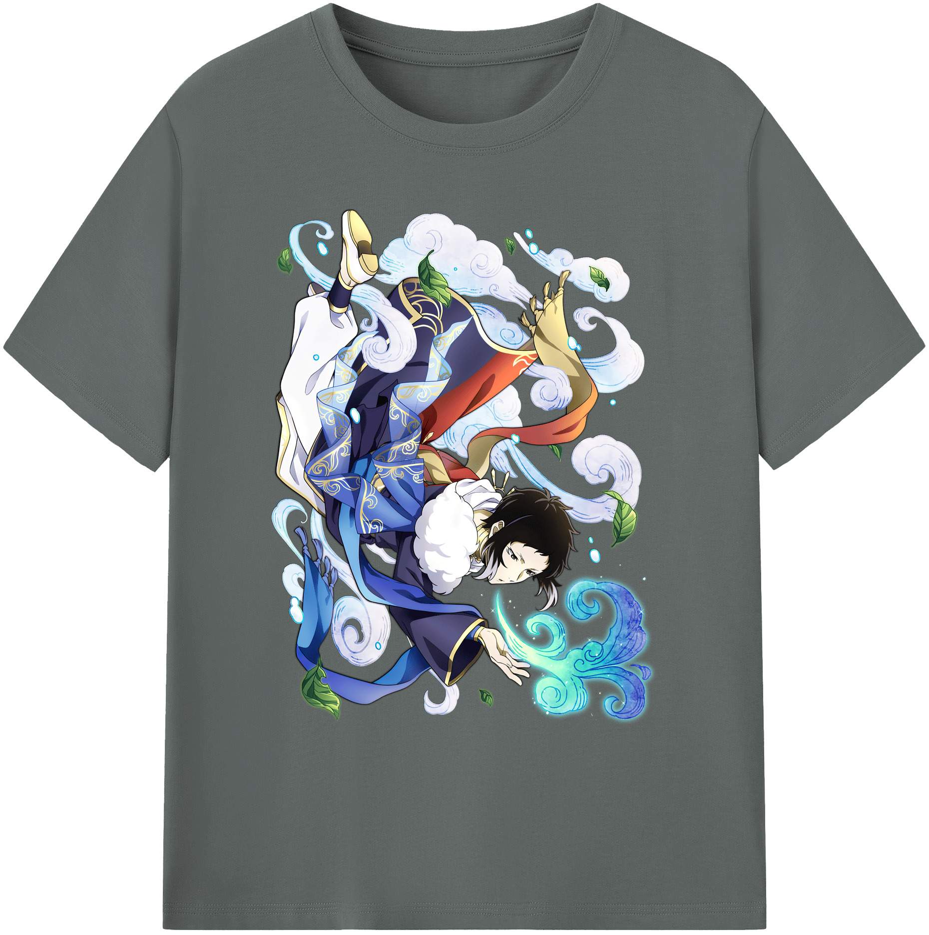 （画像用） 文豪ストレイドッグス Bungo Stray Dogs 綿100％ メンズ半袖Tシャツ｜肌触りやわらか＆通気性
